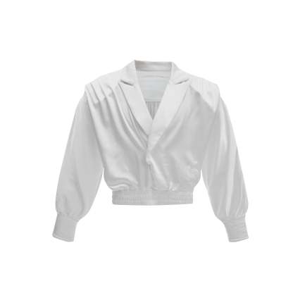 【24s Aug.】Glossy Large V-neck High-end Luxurious Shirt-IYAMIUIO