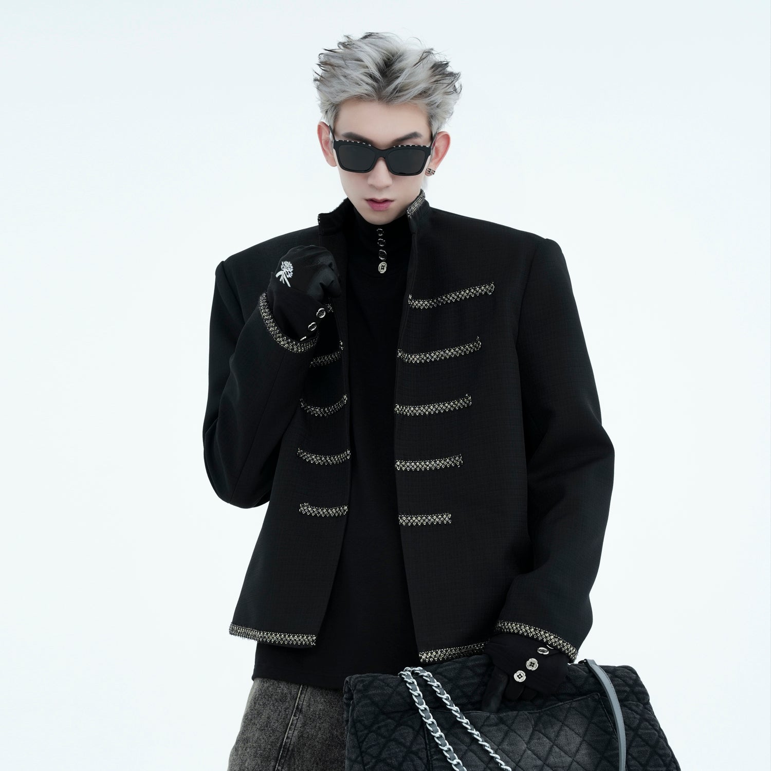 【24s Aug.】Palace Style Padded Shoulder Jacket-IYAMIUIO