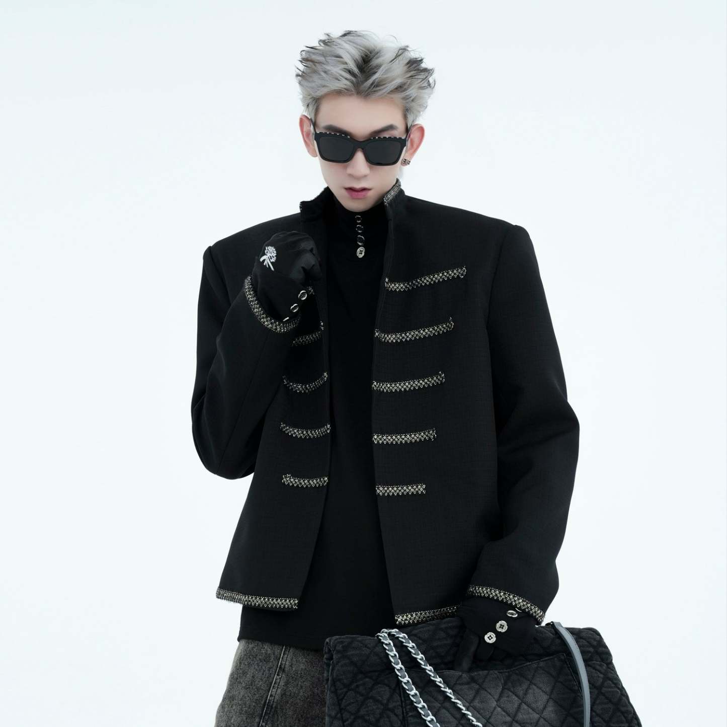 【24s Aug.】Palace Style Padded Shoulder Jacket-IYAMIUIO