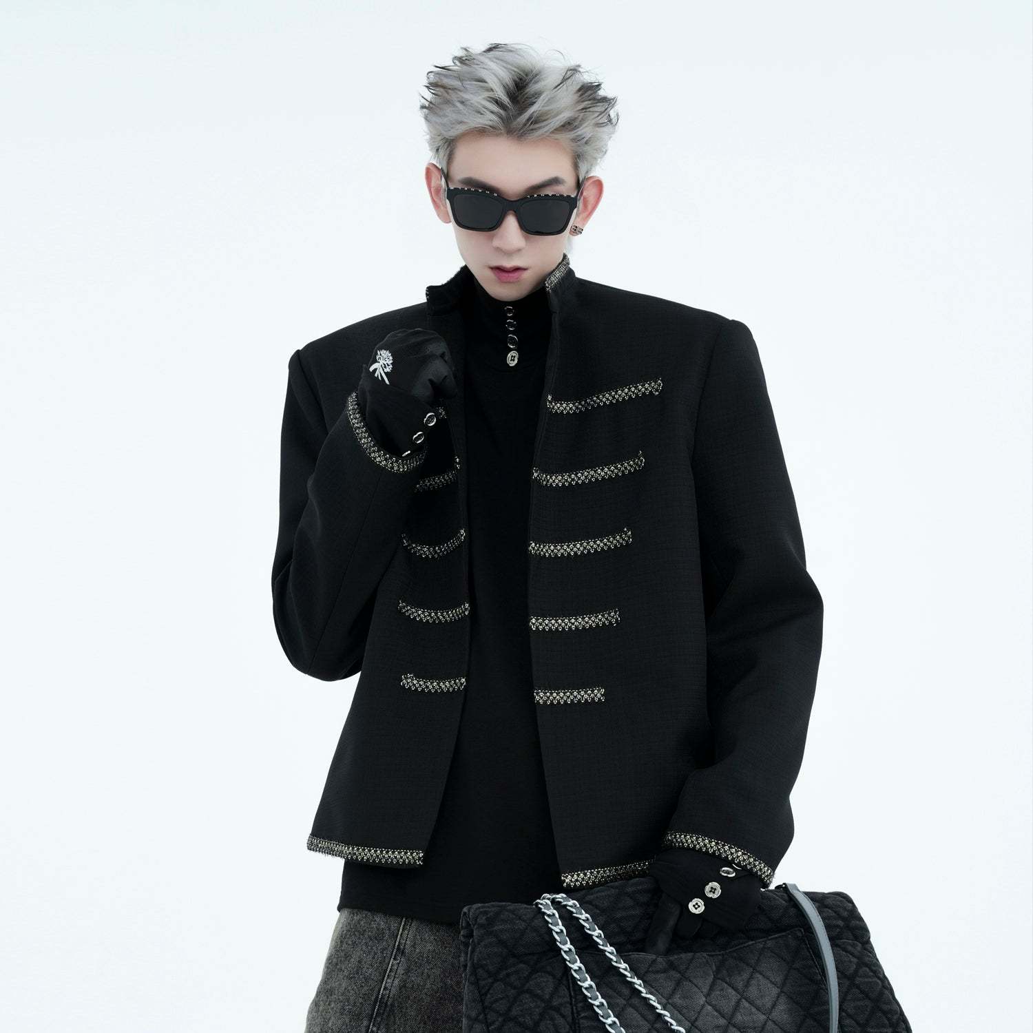 【24s Aug.】Palace Style Padded Shoulder Jacket-IYAMIUIO