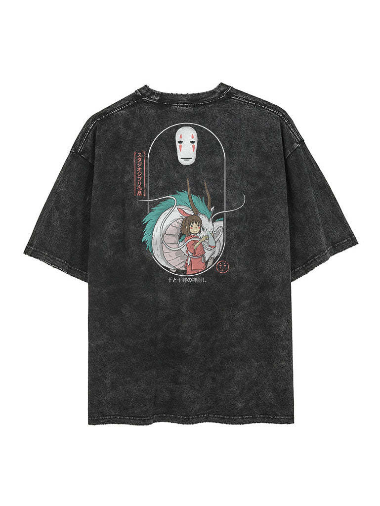 SPIRITED AWAY VINTAGE TEE-Shadeston
