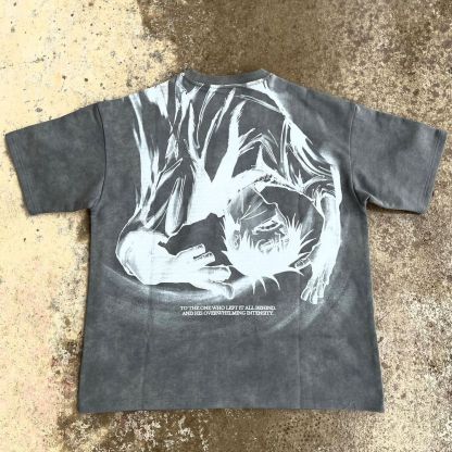 Vintage Washed T Shirt - JJK-IYAMIUIO