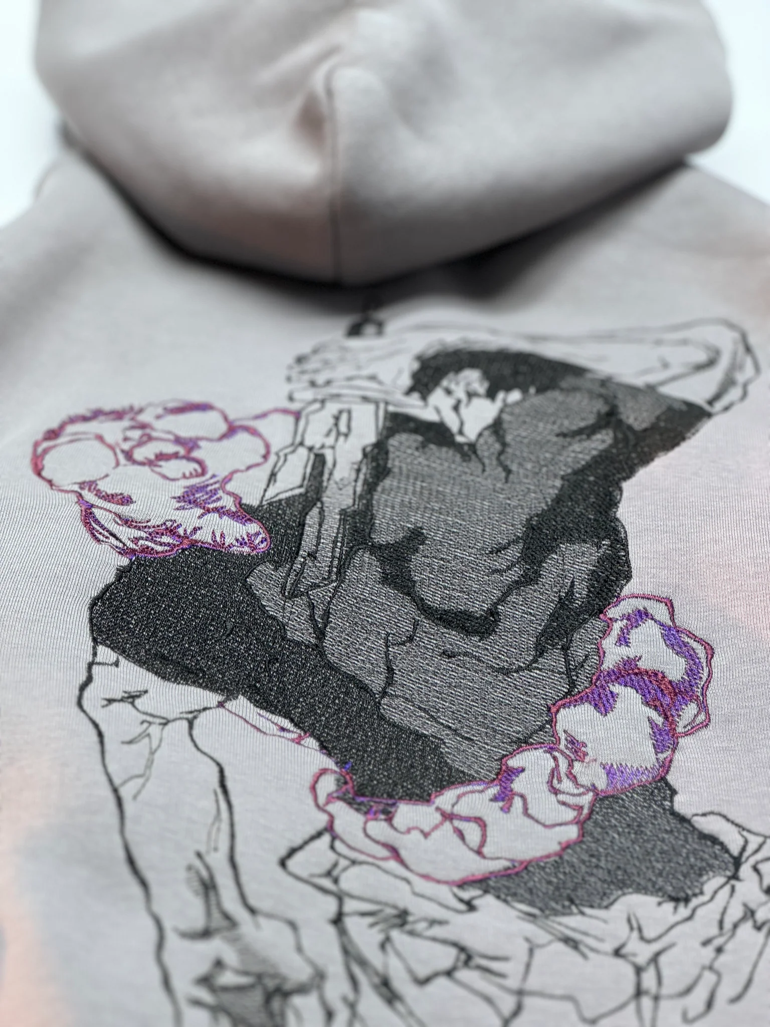 JJK Embroidered Hoodie-IYAMIUIO