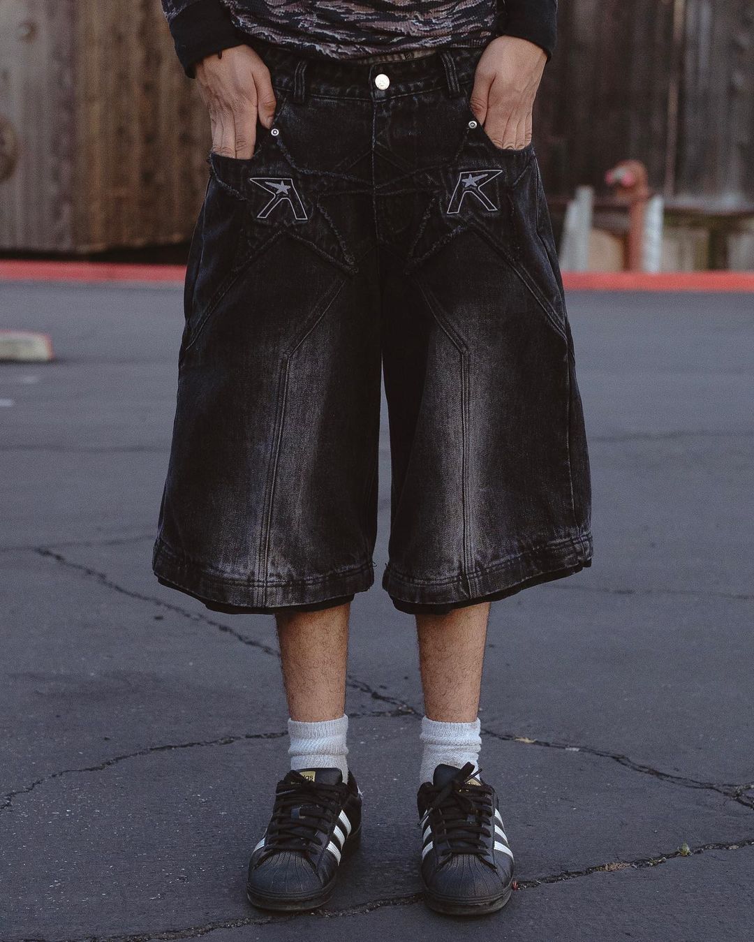 pocket convertible denim jean-IYAMIUIO