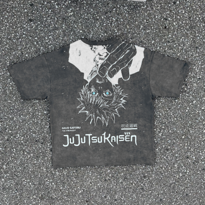 Vintage Washed T Shirt - JJK-IYAMIUIO