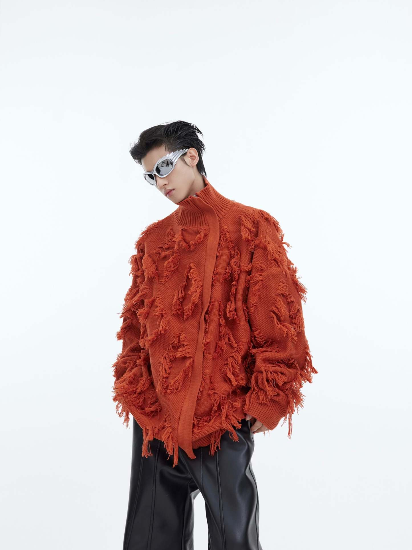 【24s Oct.】Tassel Jacquard Thickened Knitted Sweater-IYAMIUIO