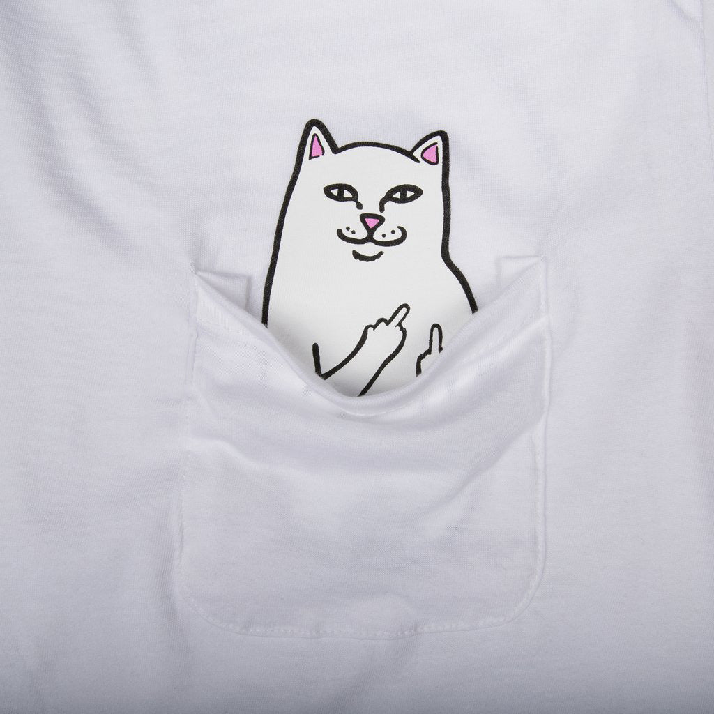 Lord Nermal L/S Pocket Tee (White)-IYAMIUIO