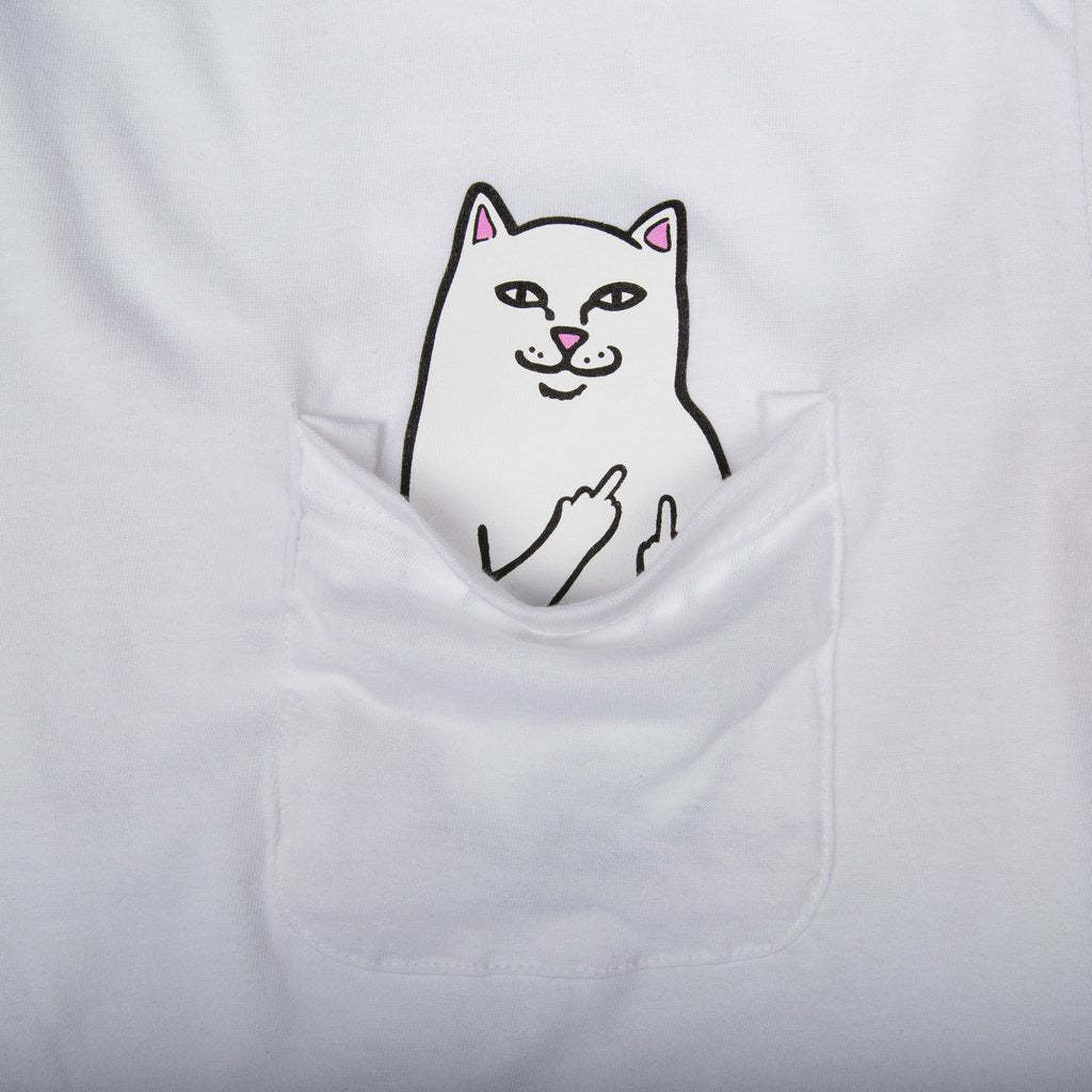 Lord Nermal L/S Pocket Tee (White)-IYAMIUIO