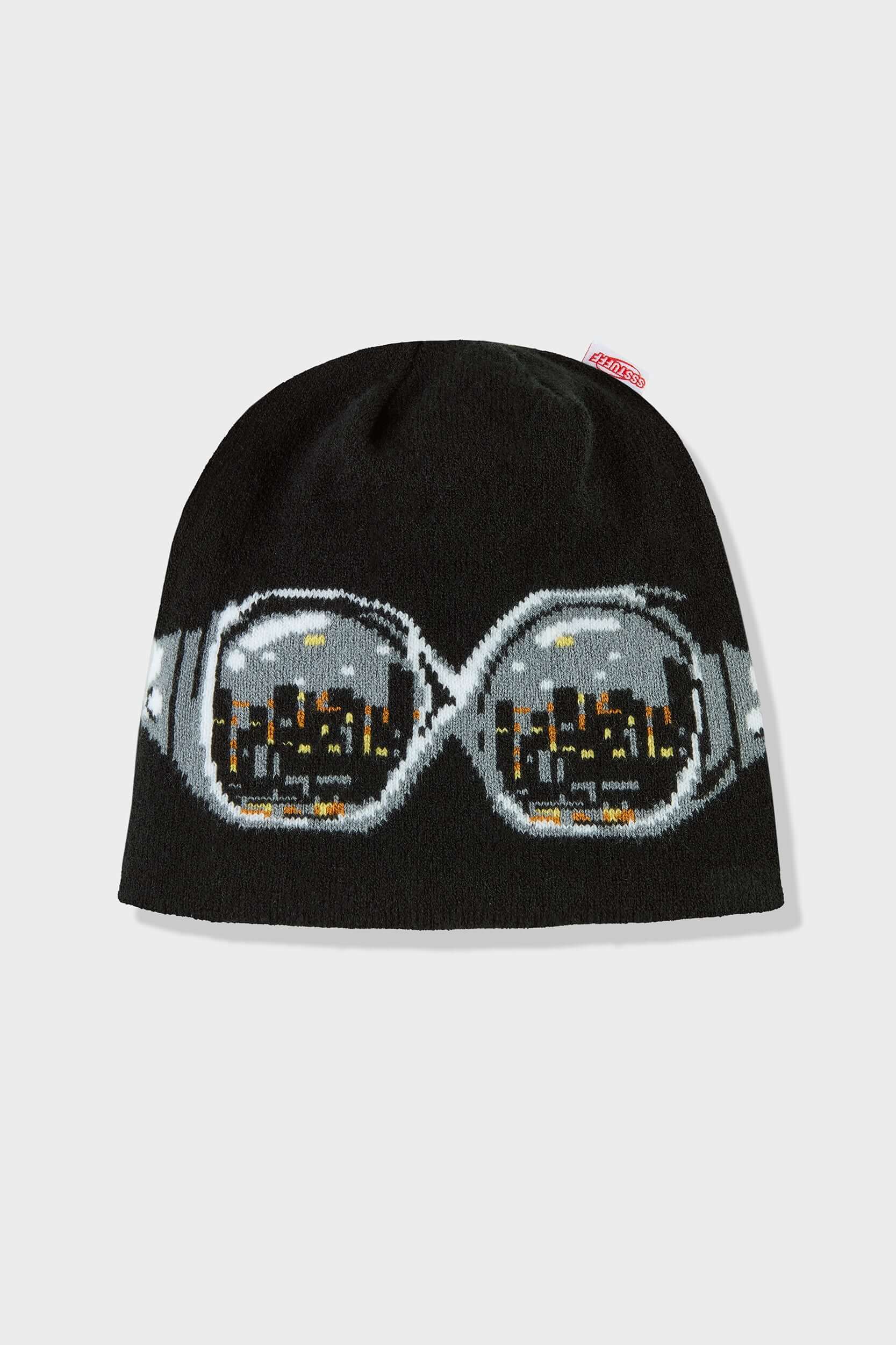 "I Wear Glasses" Reversible Beanie-IYAMIUIO