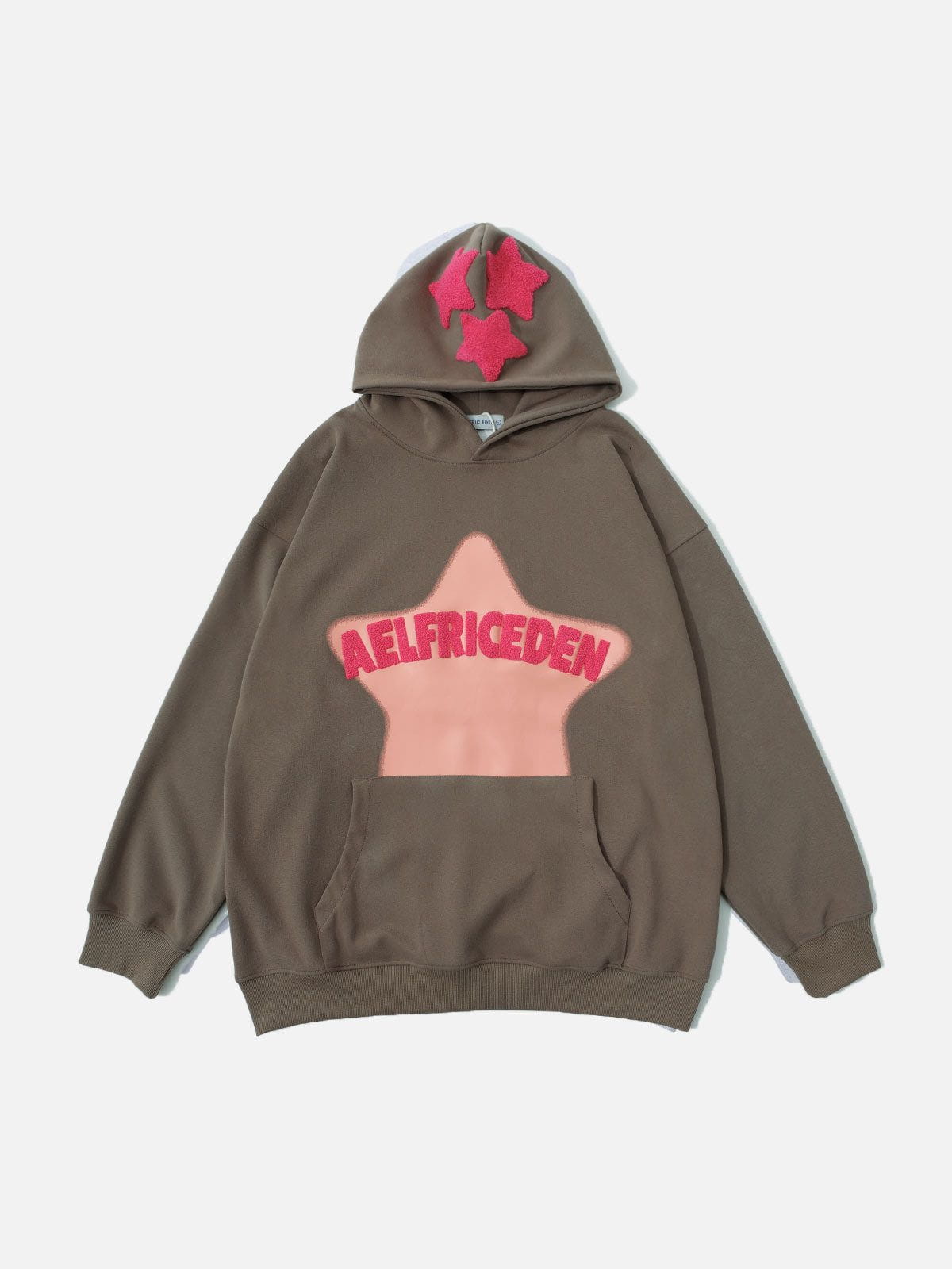 Aelfric Eden Vintage Embroidery Star Hoodie-IYAMIUIO