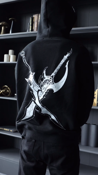 Arise embroider Hoodie - Solo Leveling-Shadeston