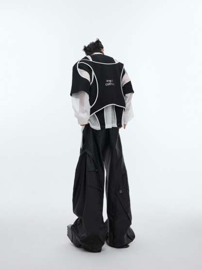 【24s Sep.】Fake Two-piece Crew Neck Sweatshirt-IYAMIUIO