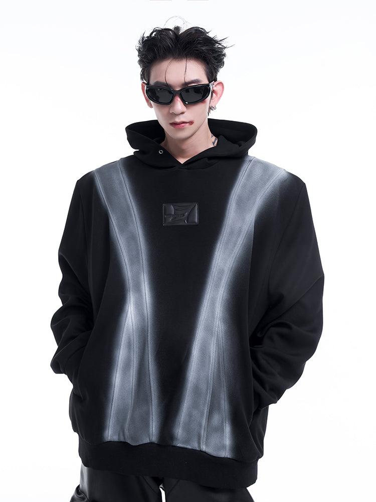 【24s Oct.】Heavy-Duty Black Hoodie Jacket-IYAMIUIO