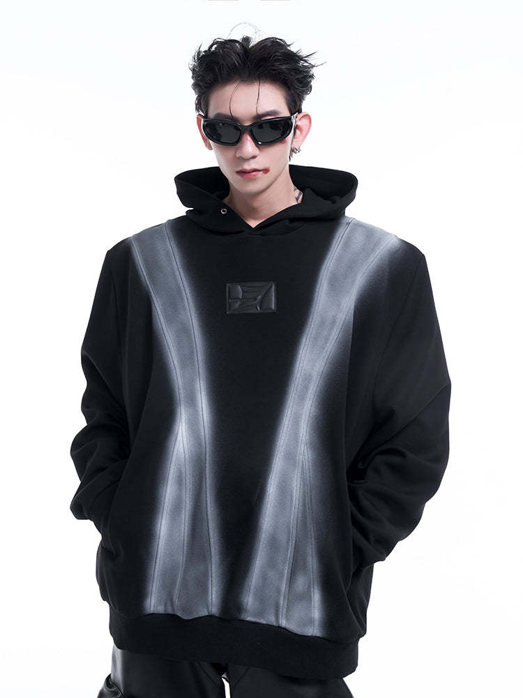 【24s Oct.】Heavy-Duty Black Hoodie Jacket-IYAMIUIO