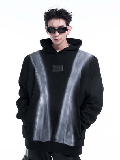 【24s Oct.】Heavy-Duty Black Hoodie Jacket-IYAMIUIO