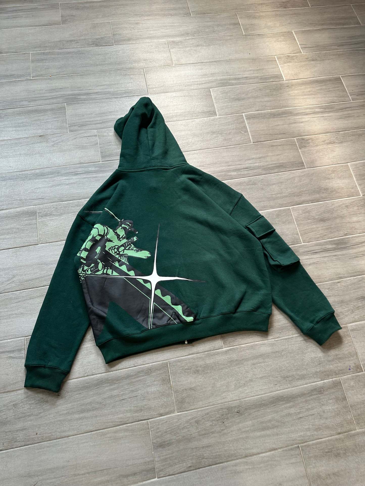 ZORO ZIP-UP (OVERSIZED)-IYAMIUIO
