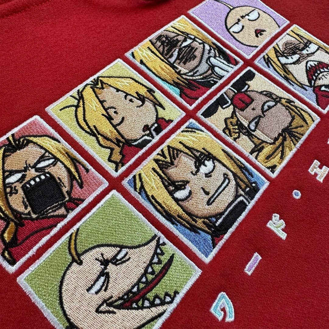 Ed Faces Hoodie-FMA-IYAMIUIO