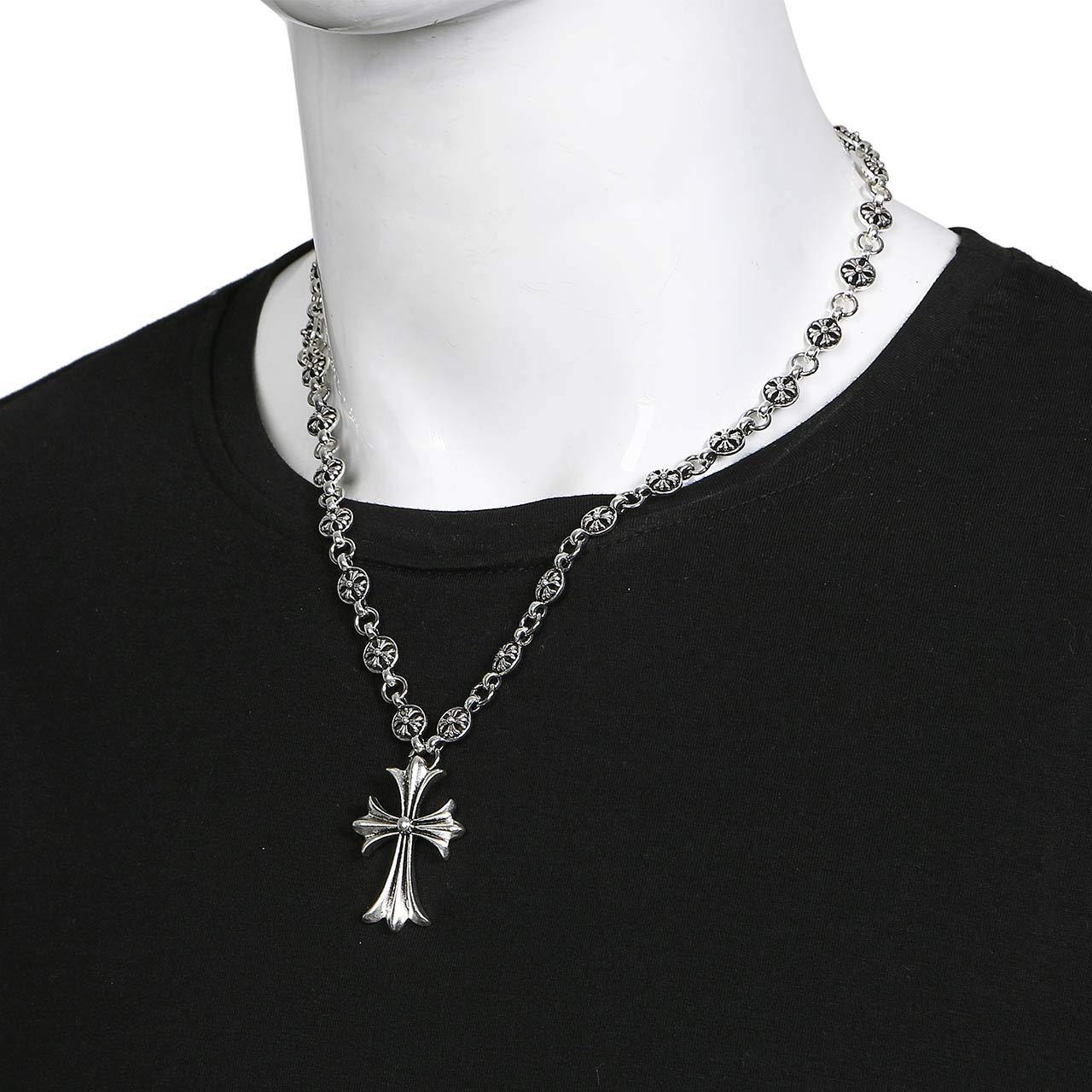 Chrome Heart Cross Vintage Necklace