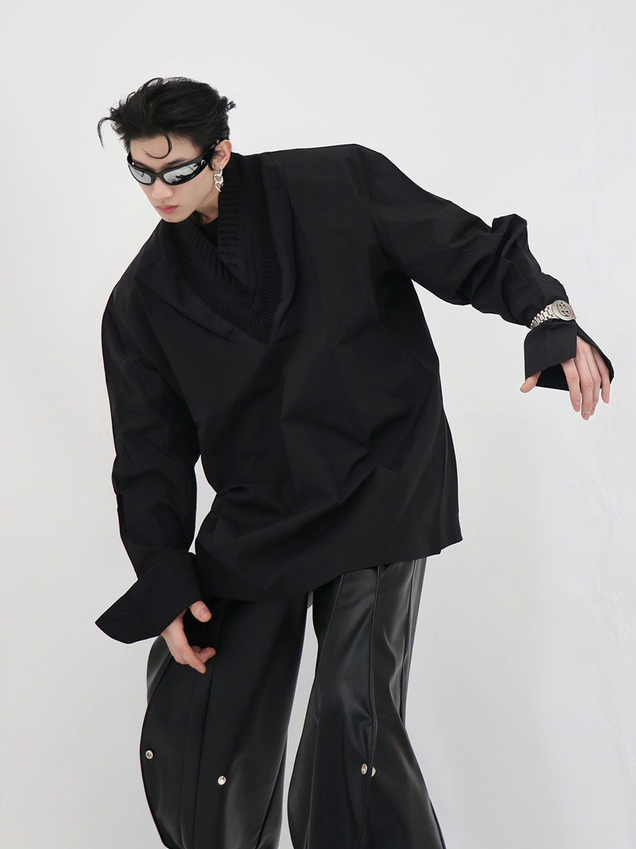 V-shaped Shirt-IYAMIUIO