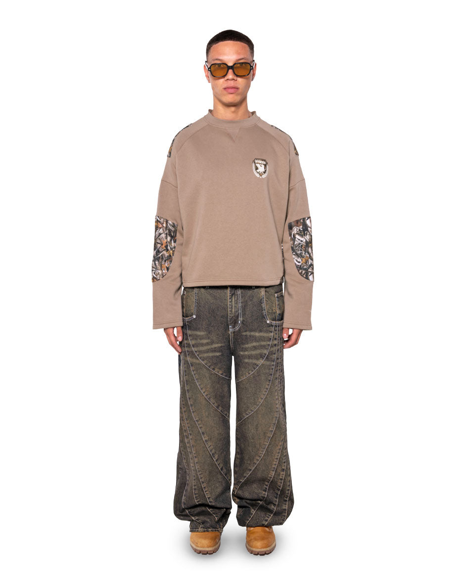 Camou Longsleeve Brown Forest-IYAMIUIO