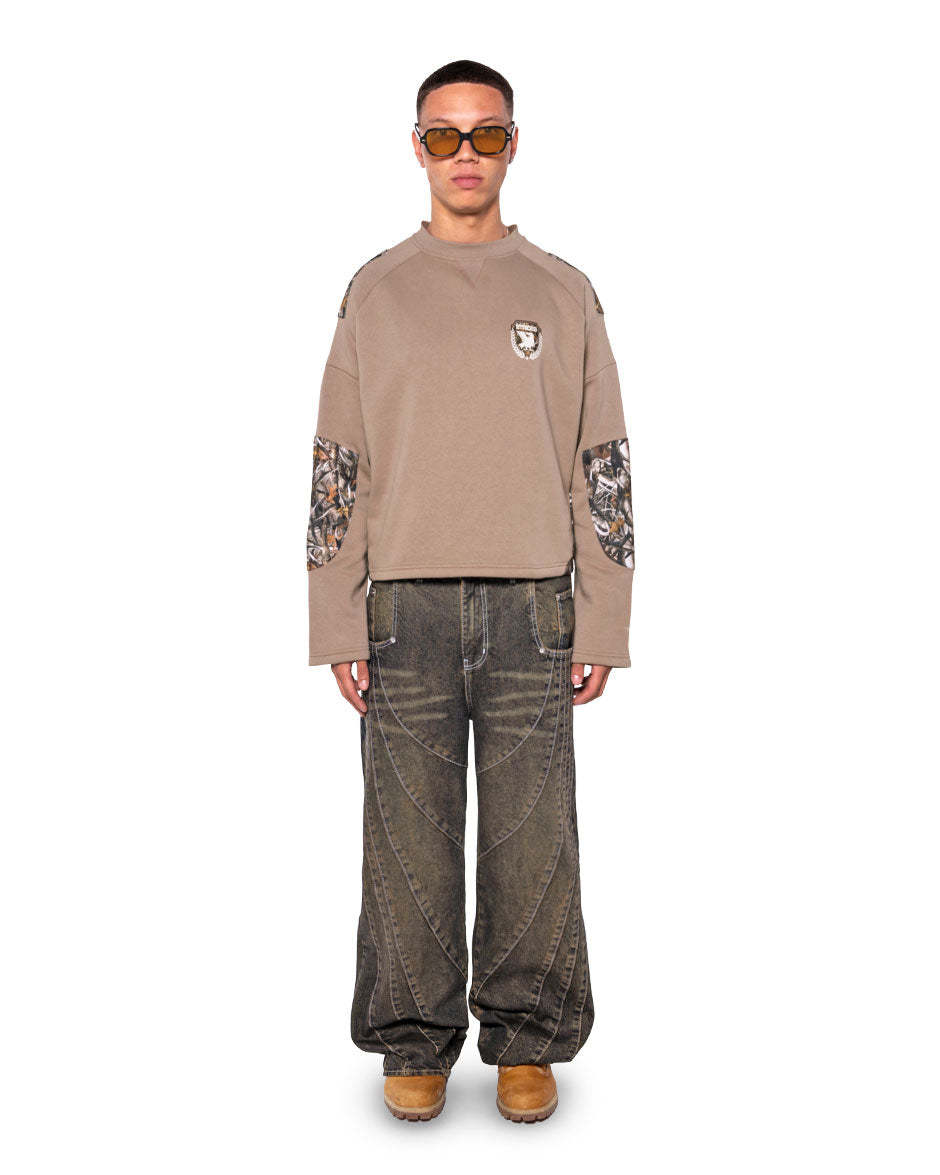 Camou Longsleeve Brown Forest-IYAMIUIO