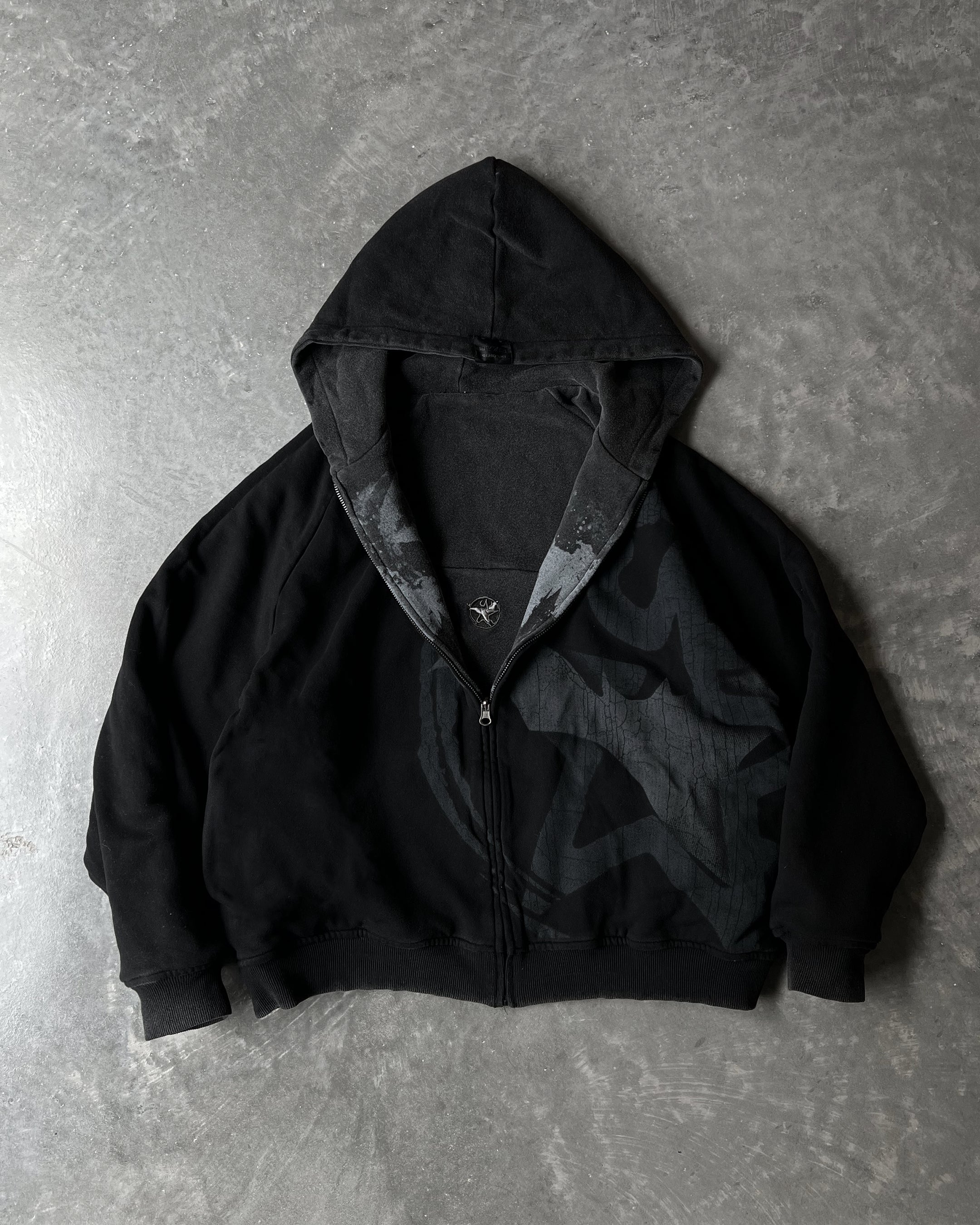 REVERSIBLE ZIPUP (COAL)-IYAMIUIO