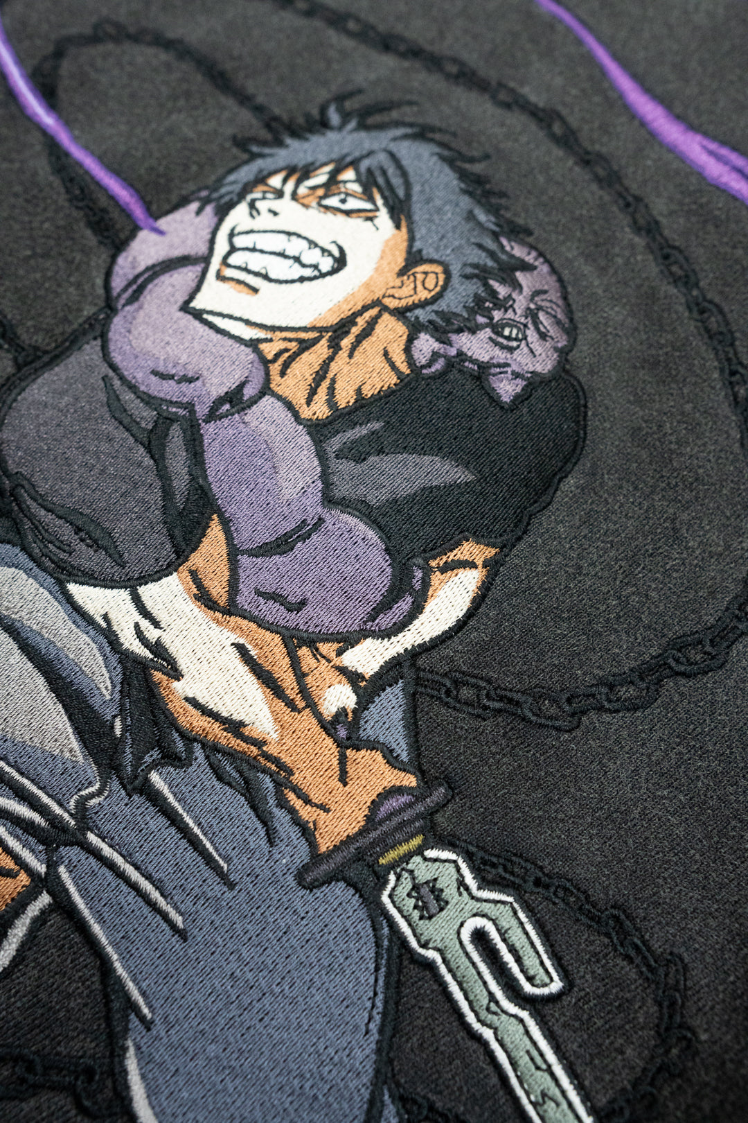 JJK Embroidered Hoodie-IYAMIUIO