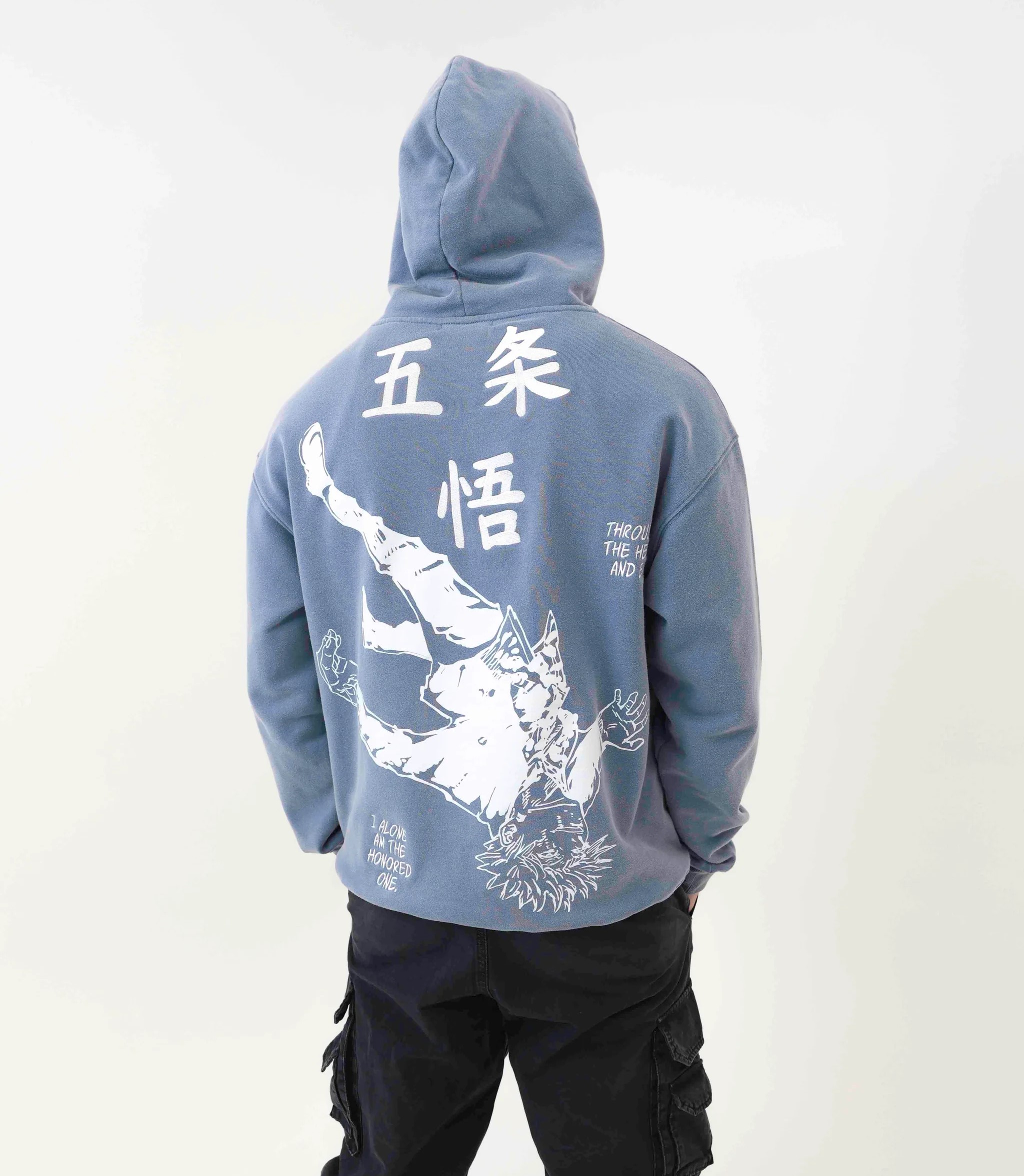 Gojo Embroidery Hoodie-JJK-IYAMIUIO
