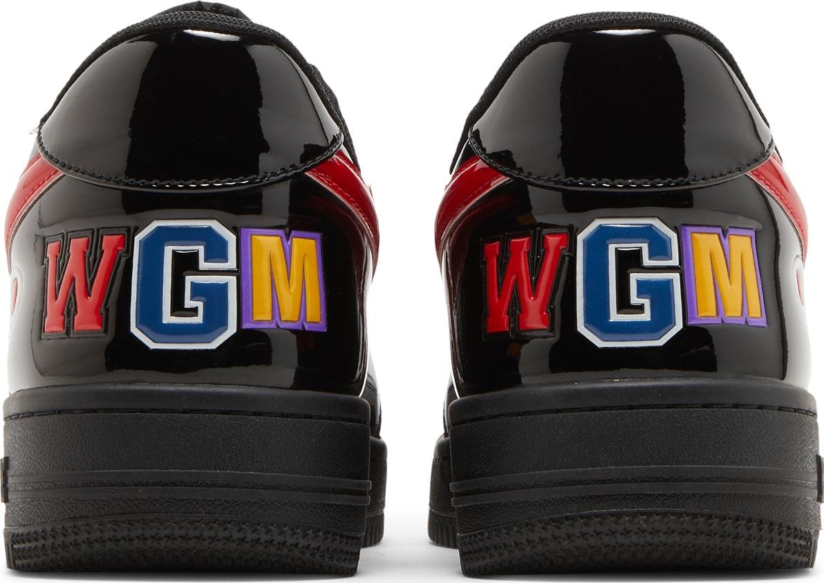 Bapesta Low M1 Shark Face   Black Red