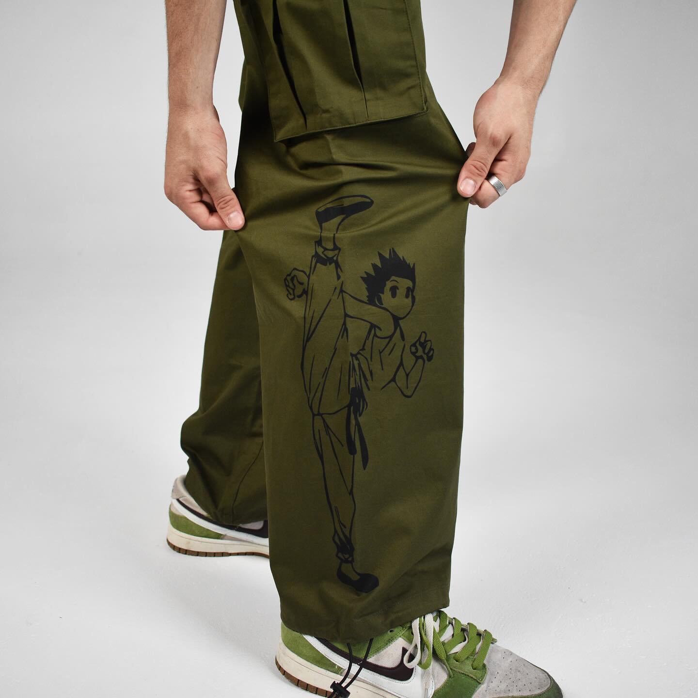 Gon/Killua Parachute pants-HxH-IYAMIUIO
