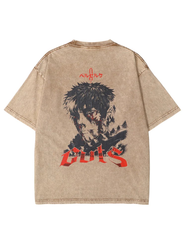 THE STRUGGLER EMBROIDERED ACID WASH TEE-B.K-IYAMIUIO