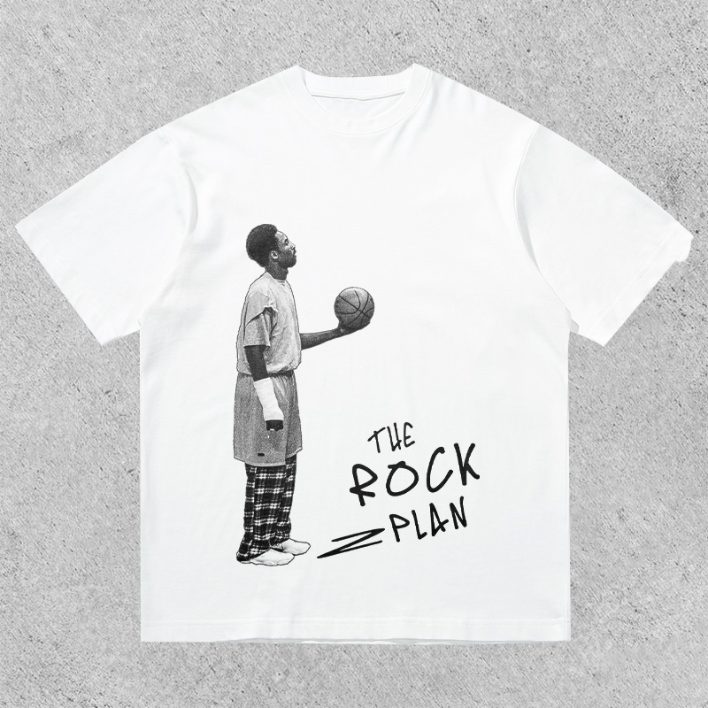 The new ball frame is gone casual street basketball T-shirt-IYAMIUIO