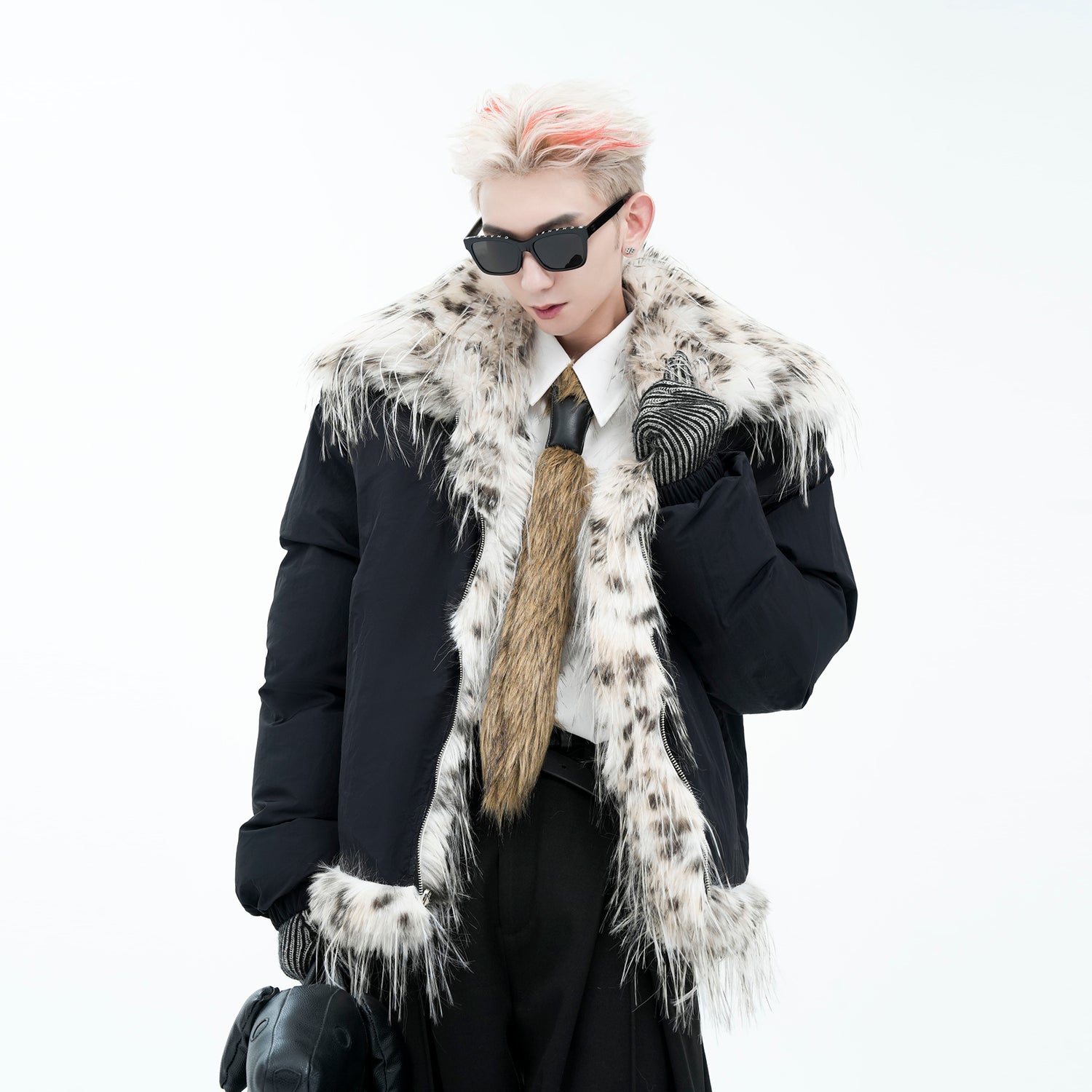 【24s January.】Reversible Faux Mink Fur Jacket-IYAMIUIO