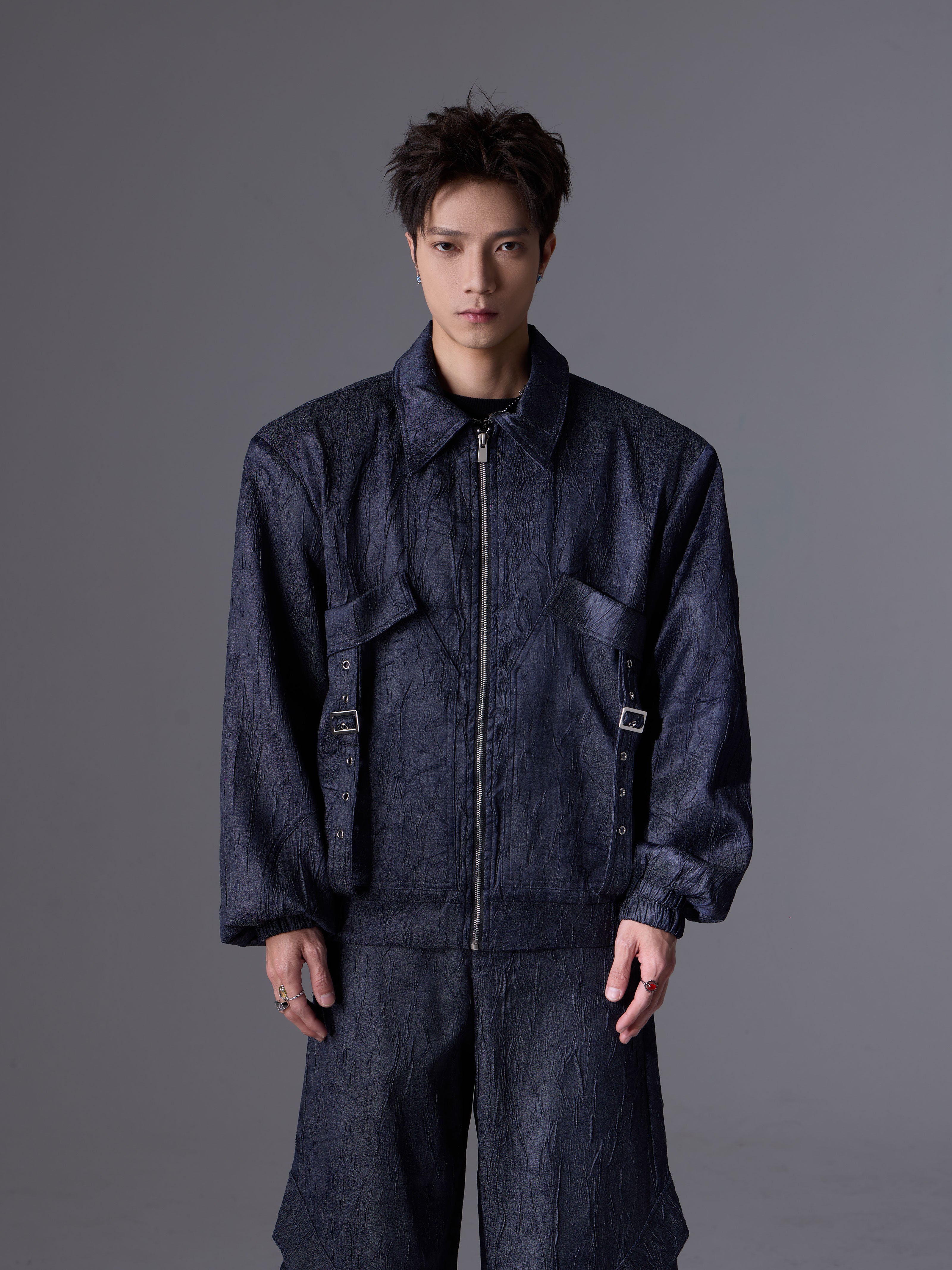 【24s April.】3D Textured Ribbon Jacket-IYAMIUIO