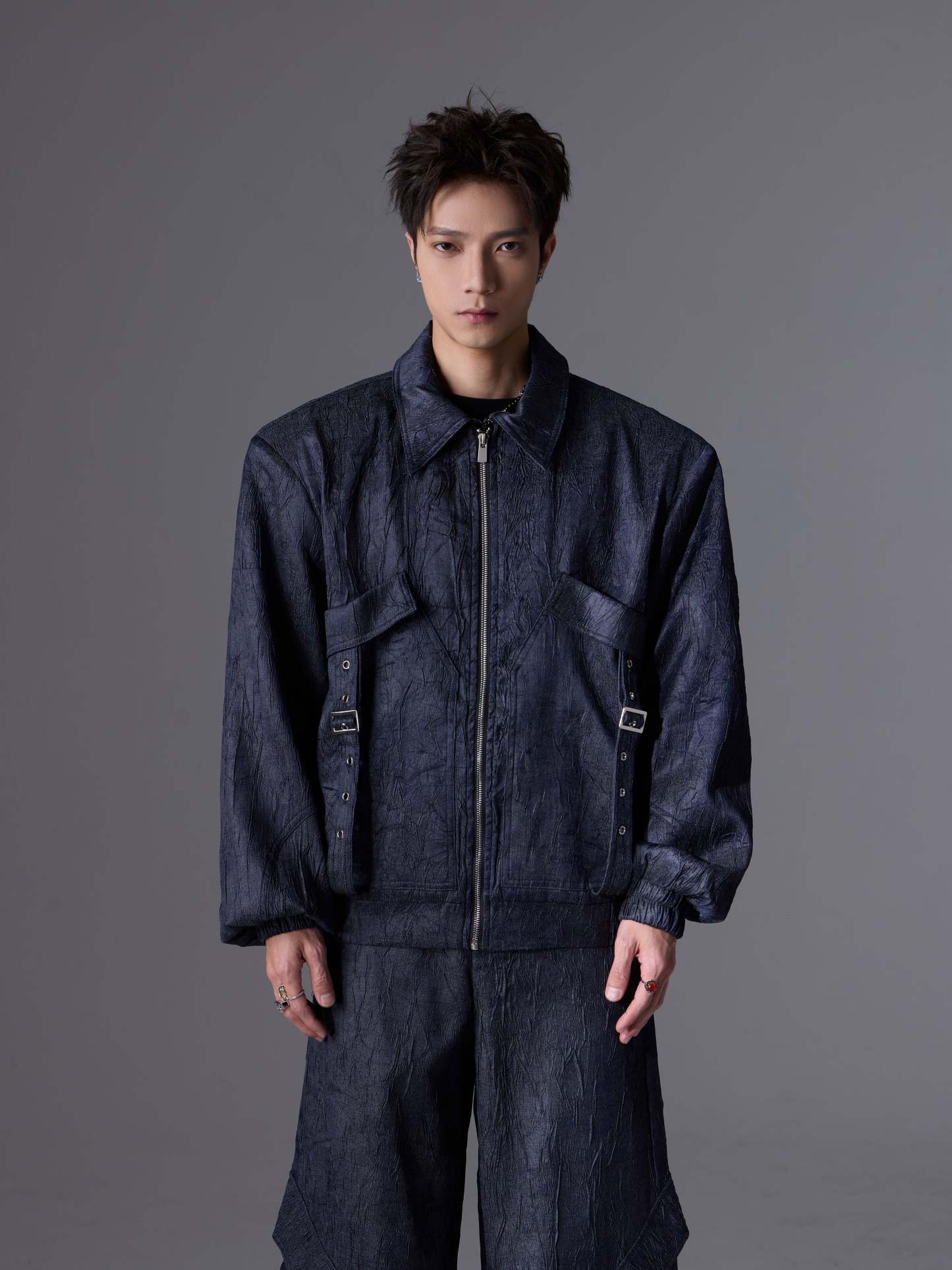 【24s April.】3D Textured Ribbon Jacket-IYAMIUIO