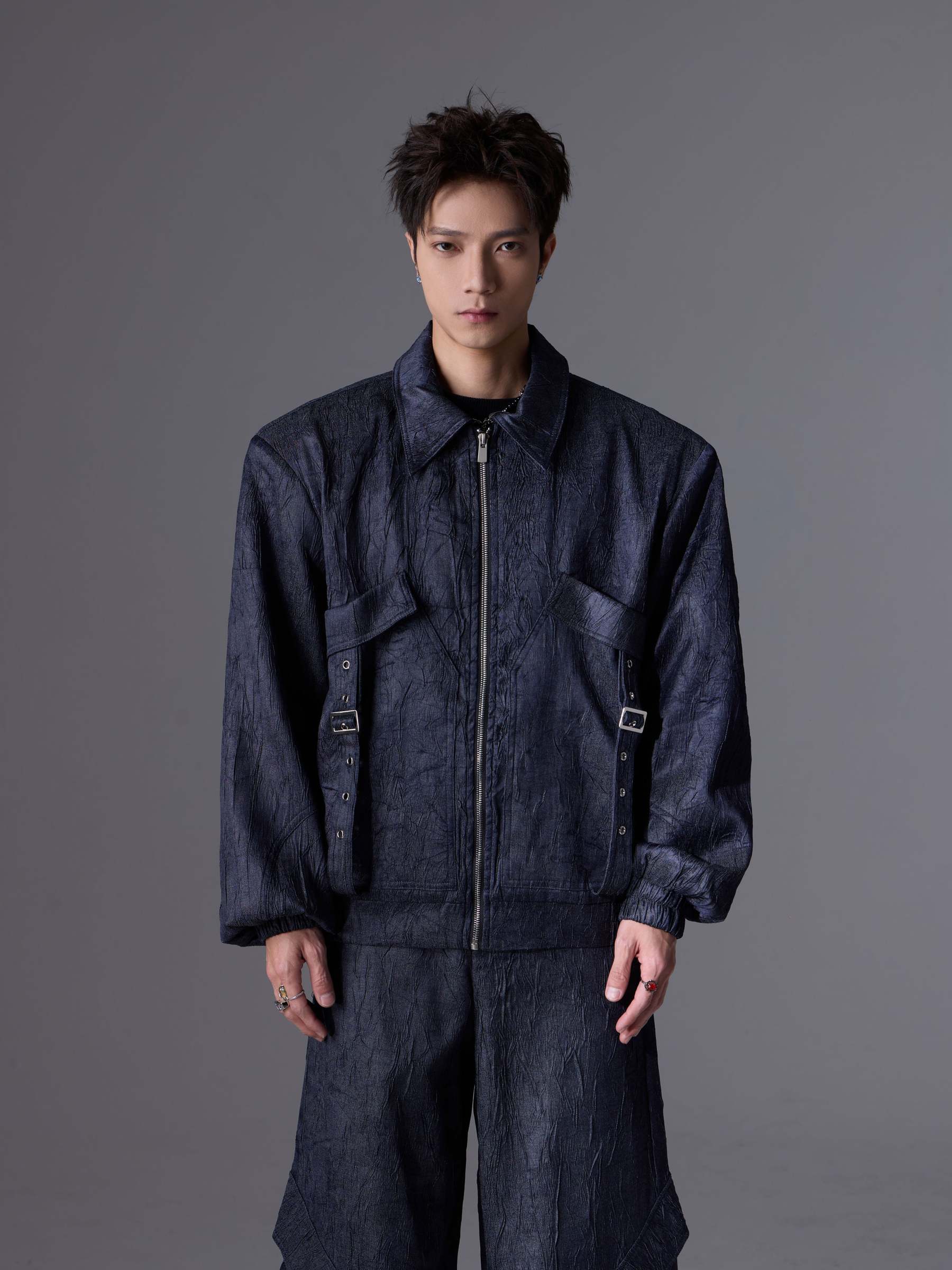 【24s April.】3D Textured Ribbon Jacket-IYAMIUIO