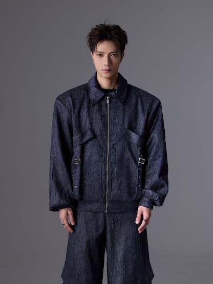 【24s April.】3D Textured Ribbon Jacket-IYAMIUIO