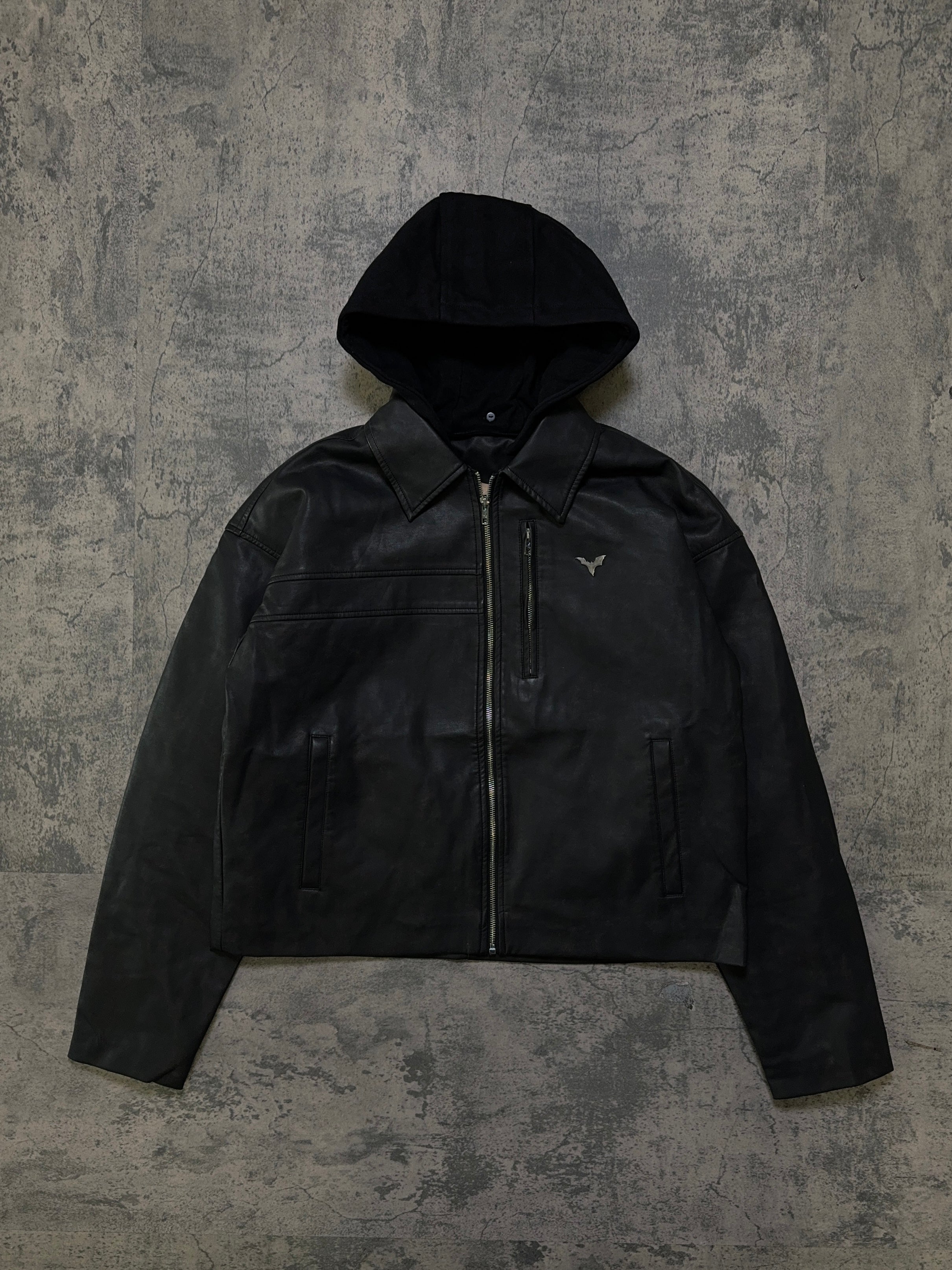 AGED LEATHER JACKET-IYAMIUIO