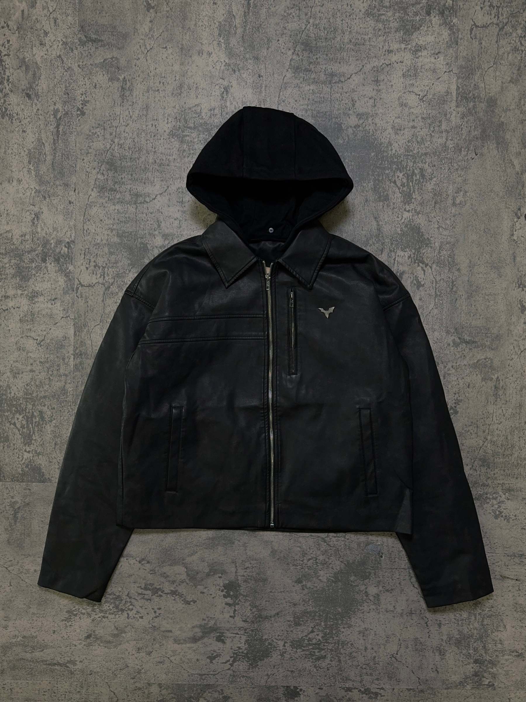 AGED LEATHER JACKET-IYAMIUIO