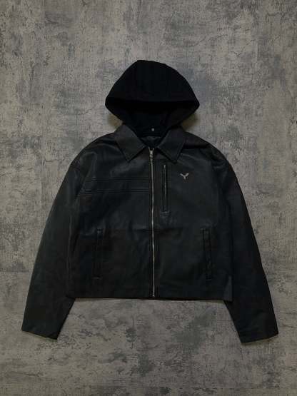 AGED LEATHER JACKET-IYAMIUIO