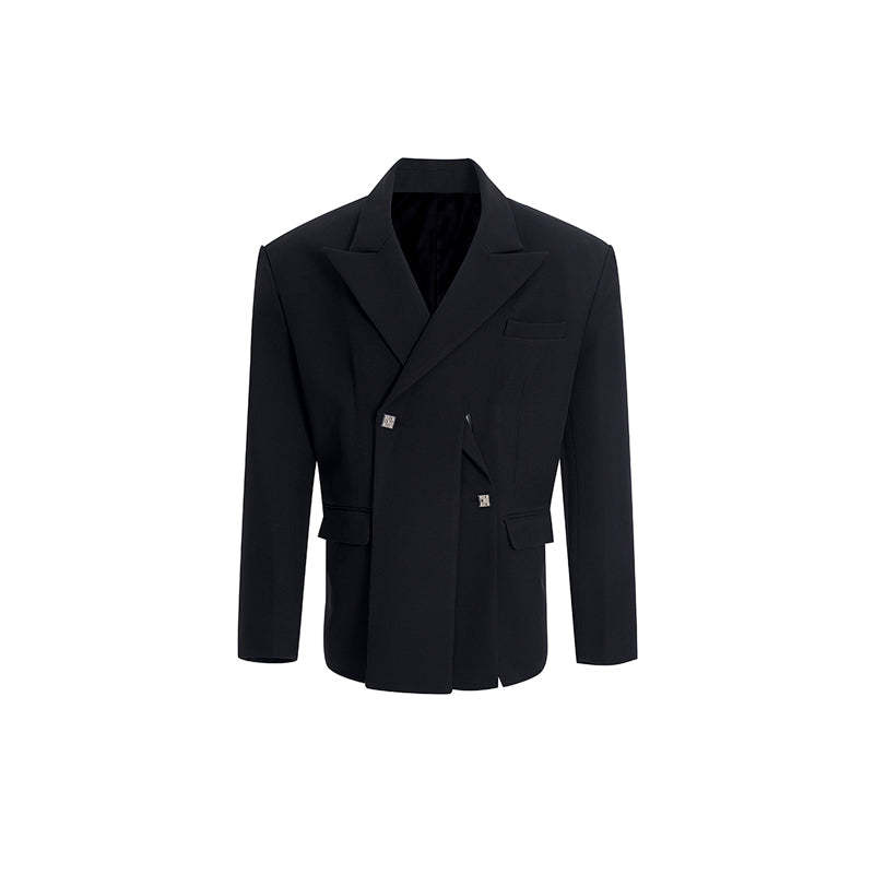 【24s Oct.】Men’s Split Hem Blazer-IYAMIUIO