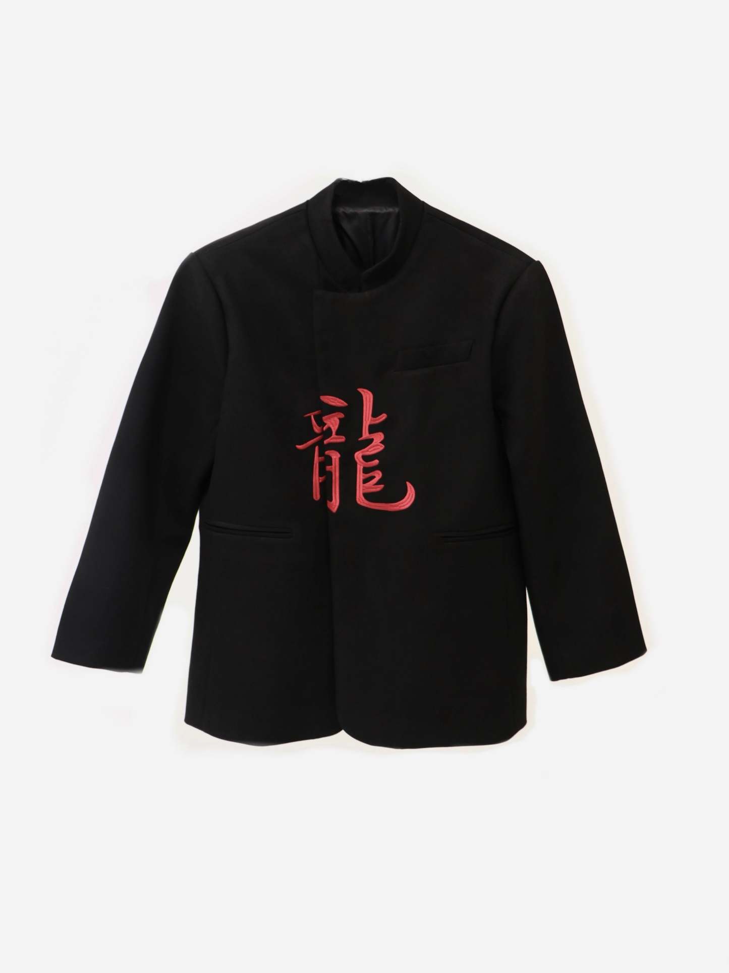 【24s Oct.】Chinese Dragon Embroidery Shoulder Pad Jacket-IYAMIUIO