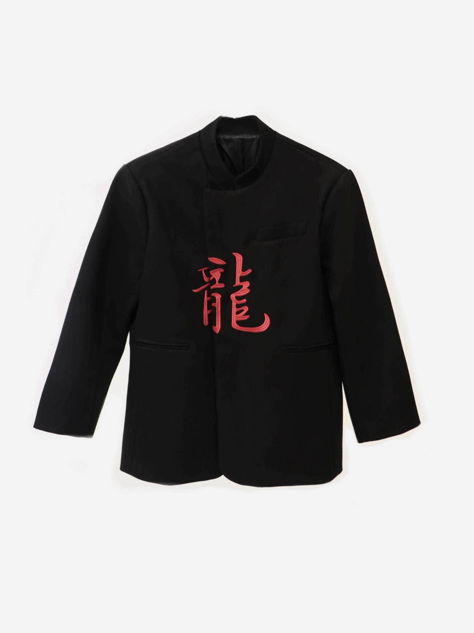 【24s Oct.】Chinese Dragon Embroidery Shoulder Pad Jacket-IYAMIUIO