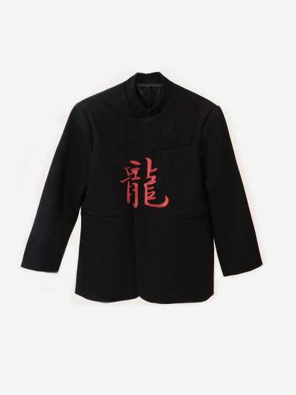 【24s Oct.】Chinese Dragon Embroidery Shoulder Pad Jacket-IYAMIUIO