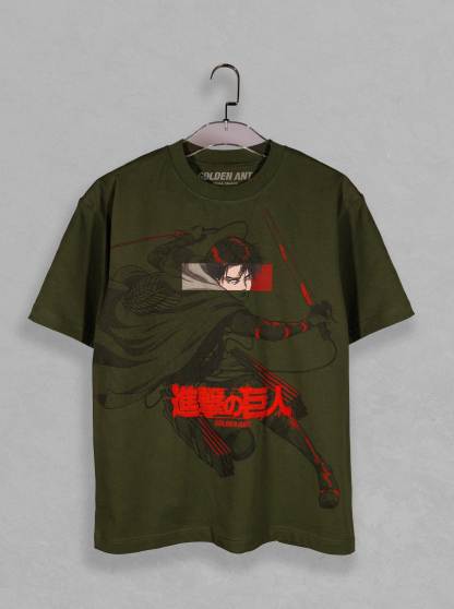 Levi Eyes Tee-AOT-IYAMIUIO