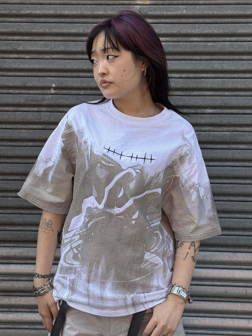 "CURSED" Sun Reactive T-shirt-IYAMIUIO