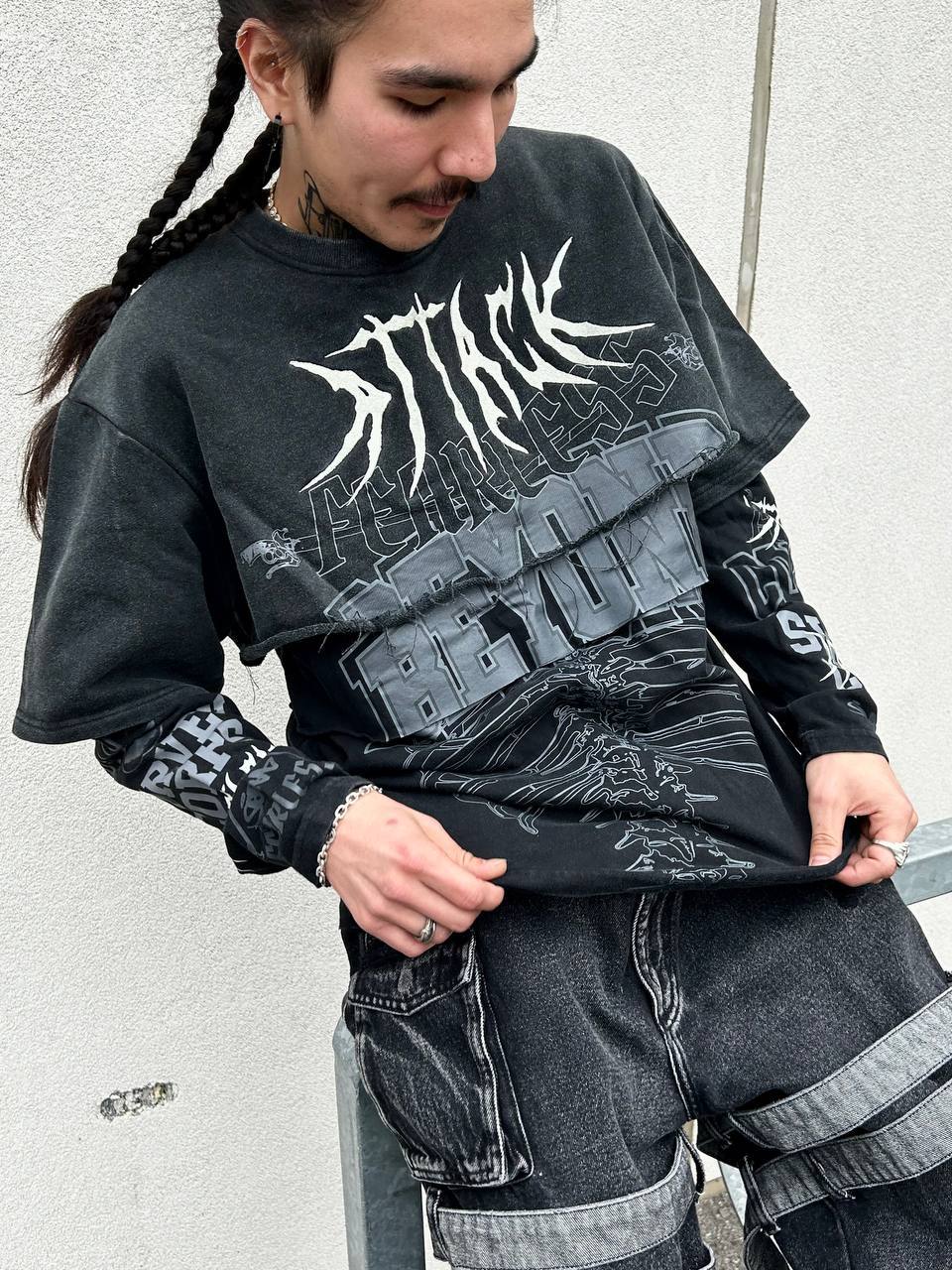 "Attack" Long-sleeve-IYAMIUIO