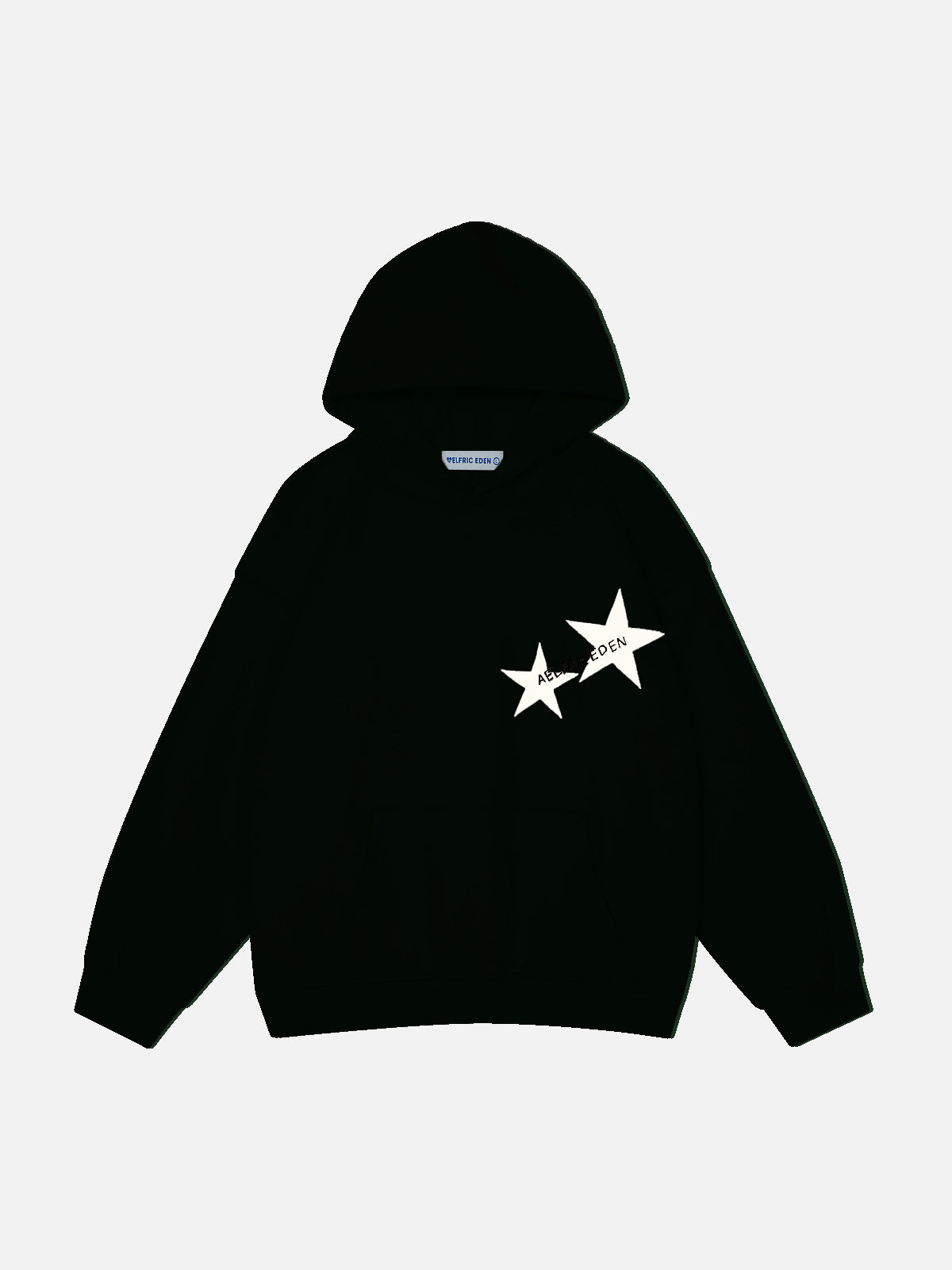 Aelfric Eden Star Print Color Contrast Hoodie-IYAMIUIO