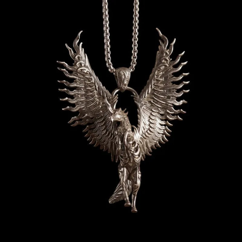"Cyber Pegasus Necklace"-IYAMIUIO
