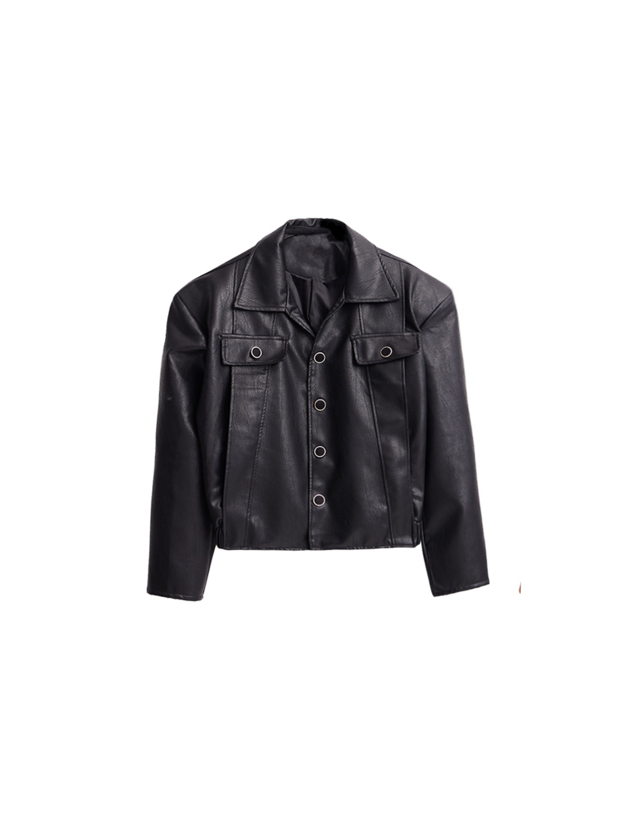 Short Jacket Motorcycle Jacket-IYAMIUIO